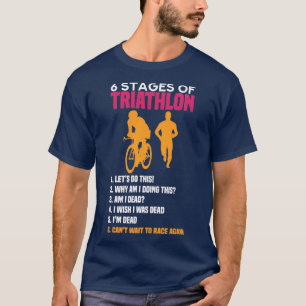 Triathlon Sport Running Swimming Cycling Gift T-Shirt