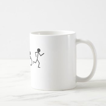 Triathlon Stick Figures Coffee Mug by CuteLittleTreasures at Zazzle
