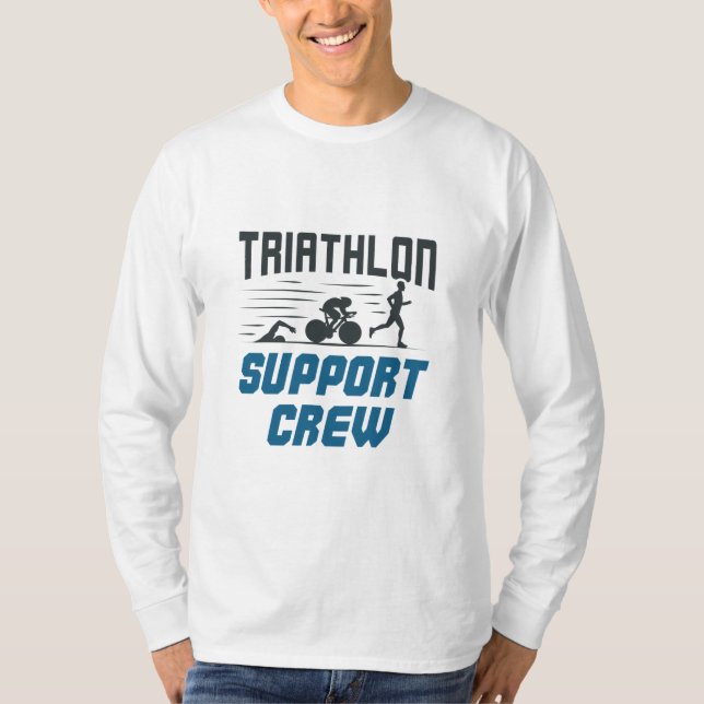Triathlon Support Crew T-Shirt (Front)