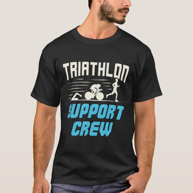 Triathlon Support Crew T-Shirt (Front)