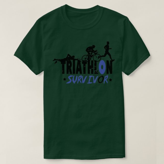 Triathlon survivor 4 T-Shirt (Design Front)