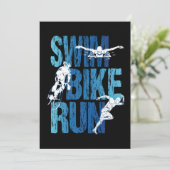 Triathlon - Swim Bike Run (Standing Front)