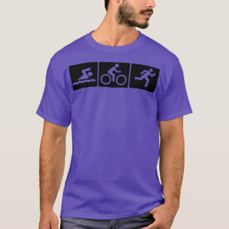 Triathlon Swim Bike Run 44 T-Shirt