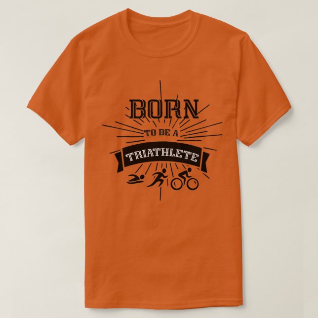 Triathlon Swim Bike Run 66 T-Shirt (Design Front)
