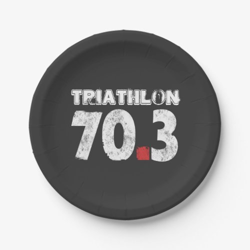  triathlon swim bike run 703  paper plates