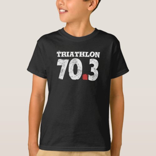 triathlon swim bike run 703 T_Shirt