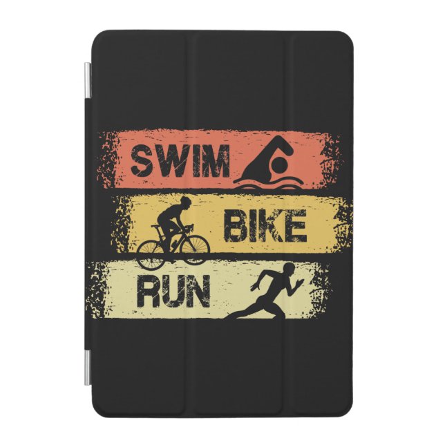 Triathlon - Swim Bike Run iPad Mini Cover (Front)