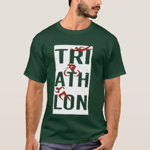 Triathlon Swim Bike Run Triathlete 62 T-Shirt