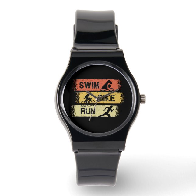 Triathlon - Swim Bike Run Watch (Front)