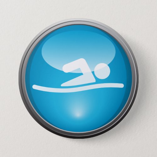 Triathlon SWIM Race Day Button