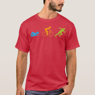Triathlon Swiming Biking Running T-Shirt