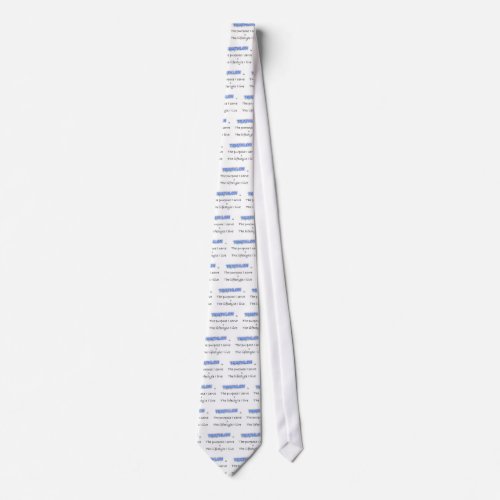 TRIATHLON _ The purpose I serve Neck Tie