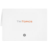 Triathlon - train, eat, sleep, repeat cards (Back Horizontal)