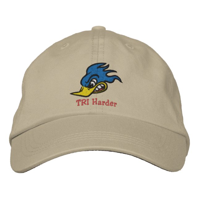 TRIATHLON TRI EMBROIDERED BASEBALL CAP (Front)
