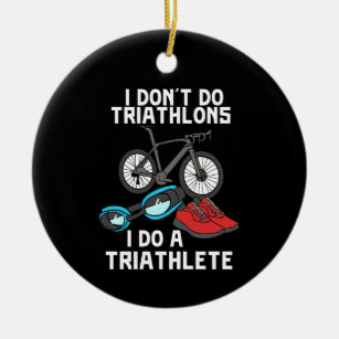 Triathlon Triathlete Ceramic Ornament