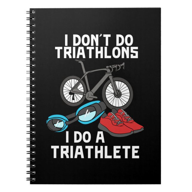 Triathlon Triathlete Notebook (Front)