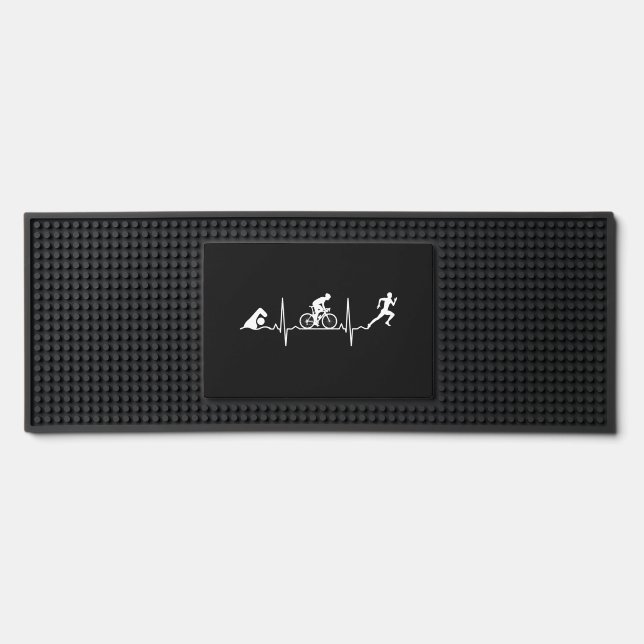 Triathlon - Triathlon Heartbeat Bar Mat (Front)