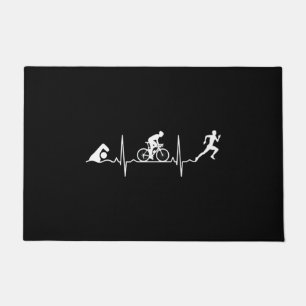 Triathlon - Triathlon Heartbeat Doormat