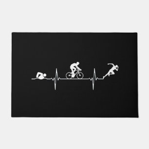 Triathlon - Triathlon Heartbeat Doormat