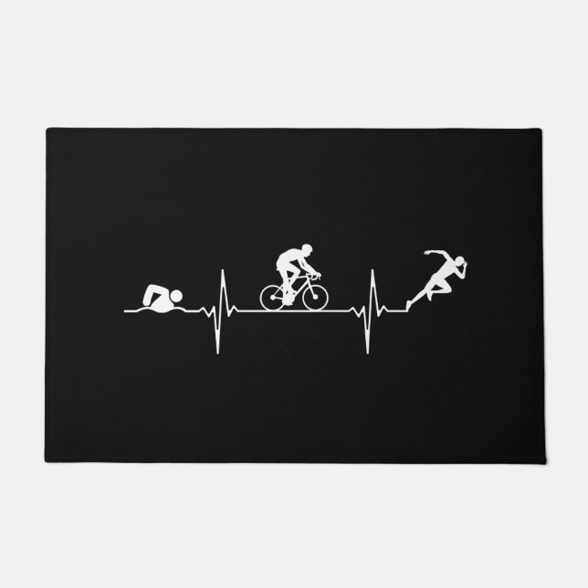 Triathlon - Triathlon Heartbeat Doormat (Front)
