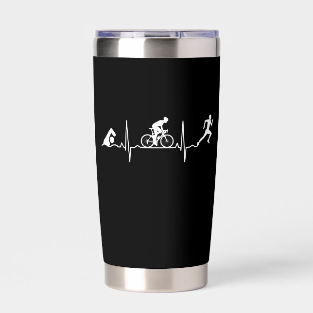 Triathlon - Triathlon Heartbeat Insulated Tumbler (Front)