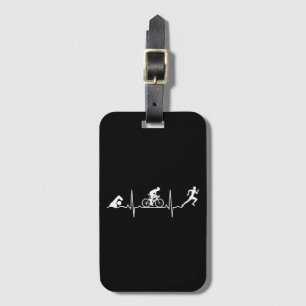 Triathlon - Triathlon Heartbeat Luggage Tag