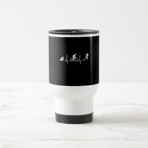 Triathlon - Triathlon Heartbeat  Travel Mug