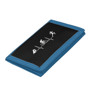 Triathlon - Triathlon Heartbeat Tri-fold Wallet
