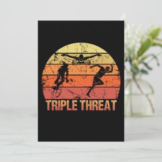 Triathlon Triple Threat Vintage (Standing Front)