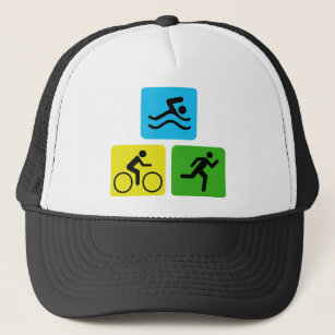 TRIATHLON Tech Running Hat Cap ~Autism Acceptance~ Grand Rivers KY Trail Run  Hat