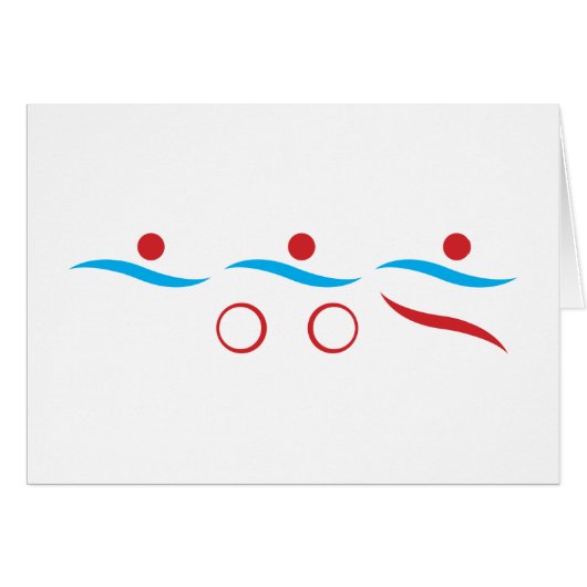 Triathlon unique gift cards (Front Horizontal)