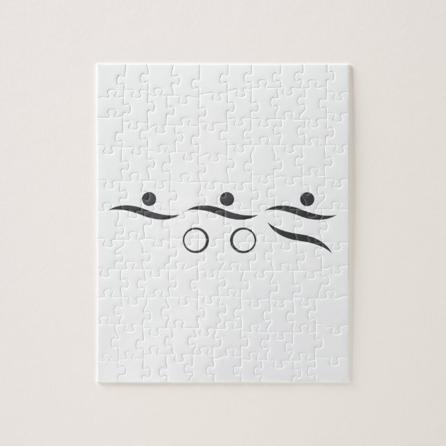 Triathlon unique gift jigsaw puzzle (Vertical)