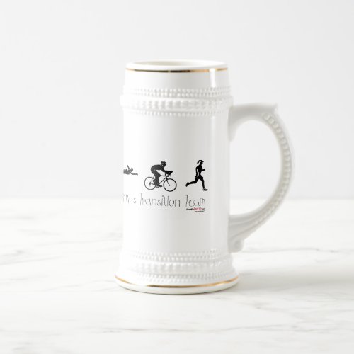 Triatlon Transition Team Beer Stein