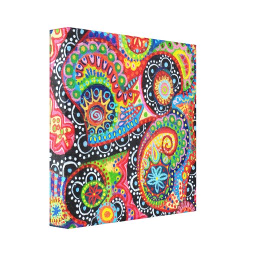 Tribal Abstract Art Canvas Prints | Zazzle