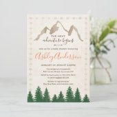 Tribal Adventure Baby Shower Invitation (Standing Front)
