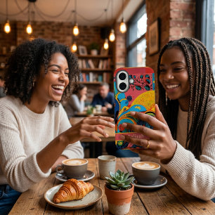 Tribal African American Sister Mothers Day Gift iPhone 16 Case