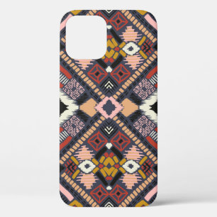 Tribal African Chevron Aztec Pattern iPhone 12 Case