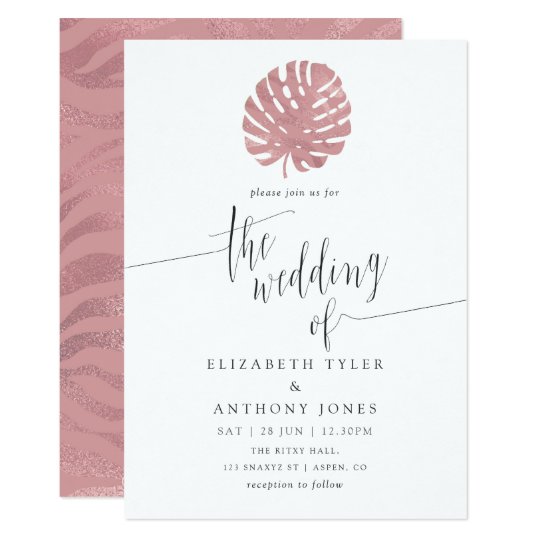 Exotic Wedding Invitations 10