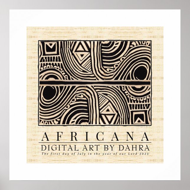 TRIBAL AFRICAN POSTER (Front)