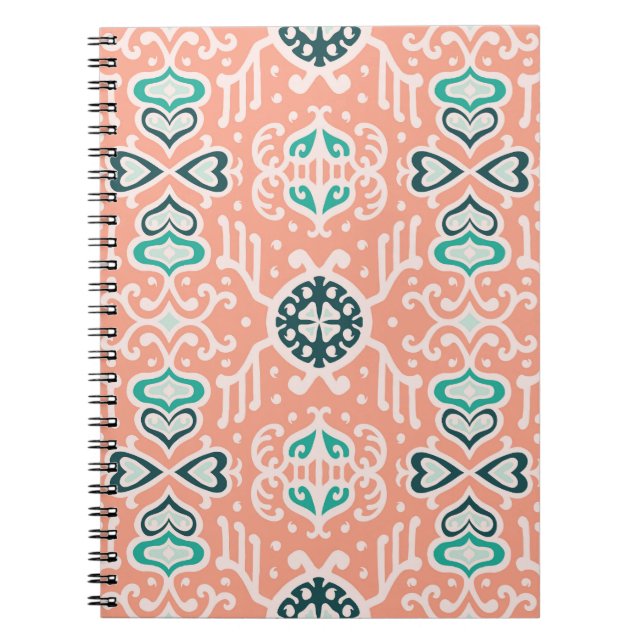 Tribal African, Seamless Aztec Pattern. Notebook (Front)