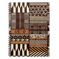 Tribal African style fabric patchwork abstract vin