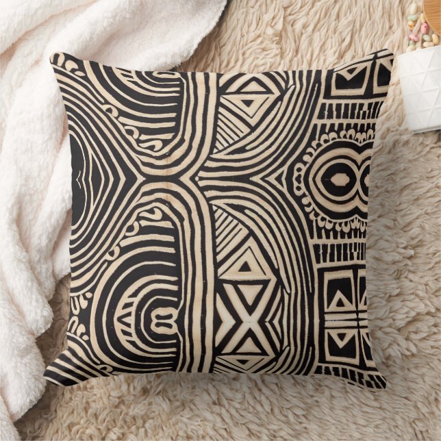 TRIBAL AFRICAN THROW PILLOW (Blanket)