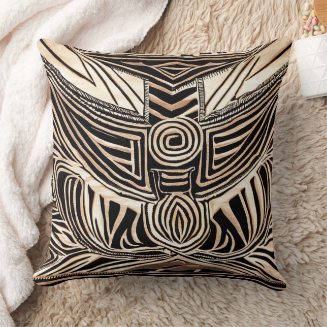 TRIBAL AFRICAN THROW PILLOW (Blanket)