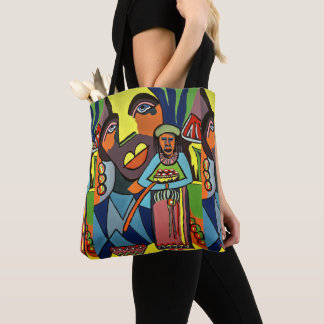 Tribal African Woman Tote Bag