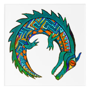 Tribal Alligator Art