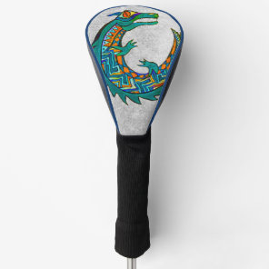 Tribal Alligator Art Golf Head Cover