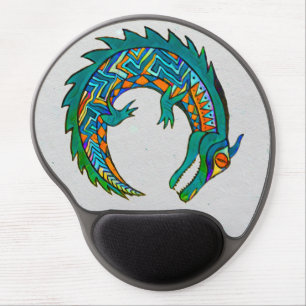 Tribal Alligator Gel Mouse Pad