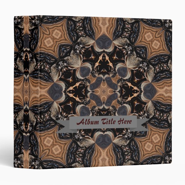 Tribal Amazon Batik Shaman Album Binder (Front/Spine)