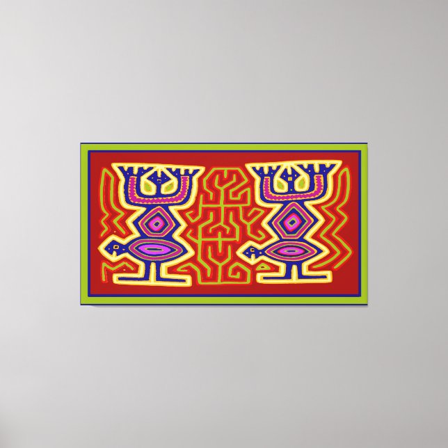 Tribal Ancestral Spirits Canvas Print (Front)