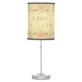 Tribal Arrow Be Brave Baby Boy Table Lamp (Front)